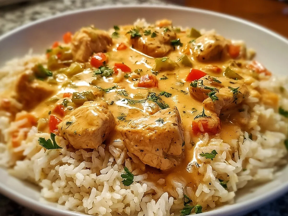 Smothered Chicken & Rice: Easy Comfort Dinner Recipe - Image 2
