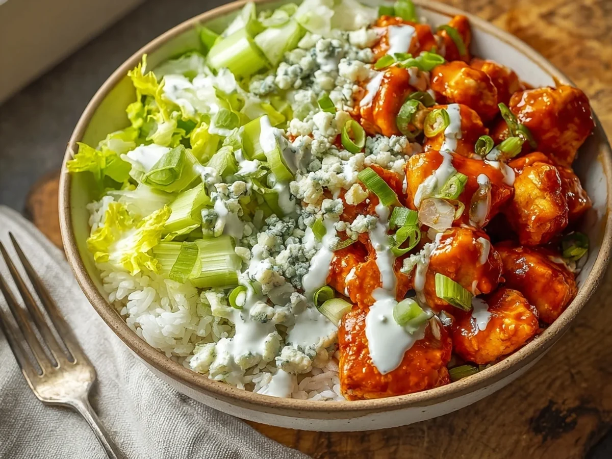 Spicy Buffalo Chicken Bowls: Easy, Flavorful Weeknight Meal - Image 1