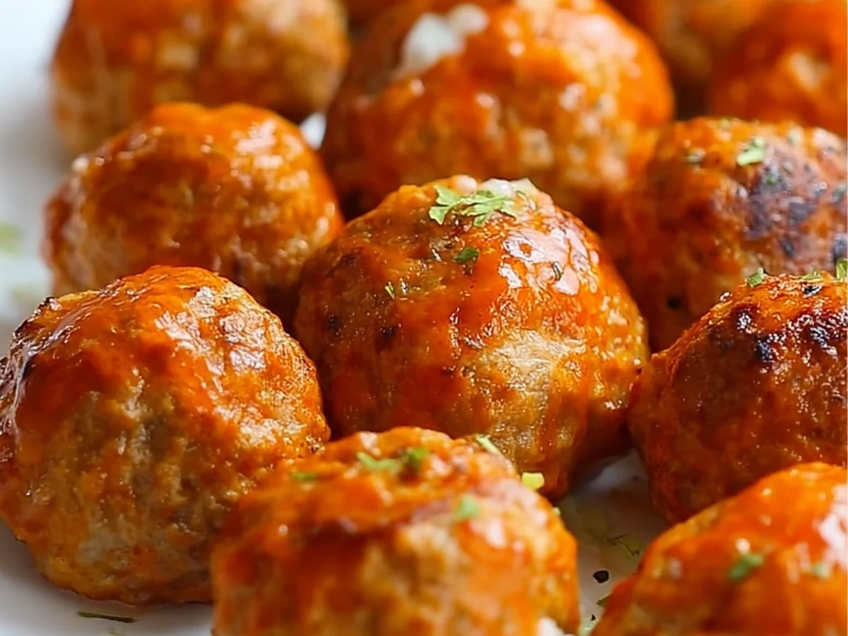 Spicy Buffalo Chicken Meatballs - Image 1
