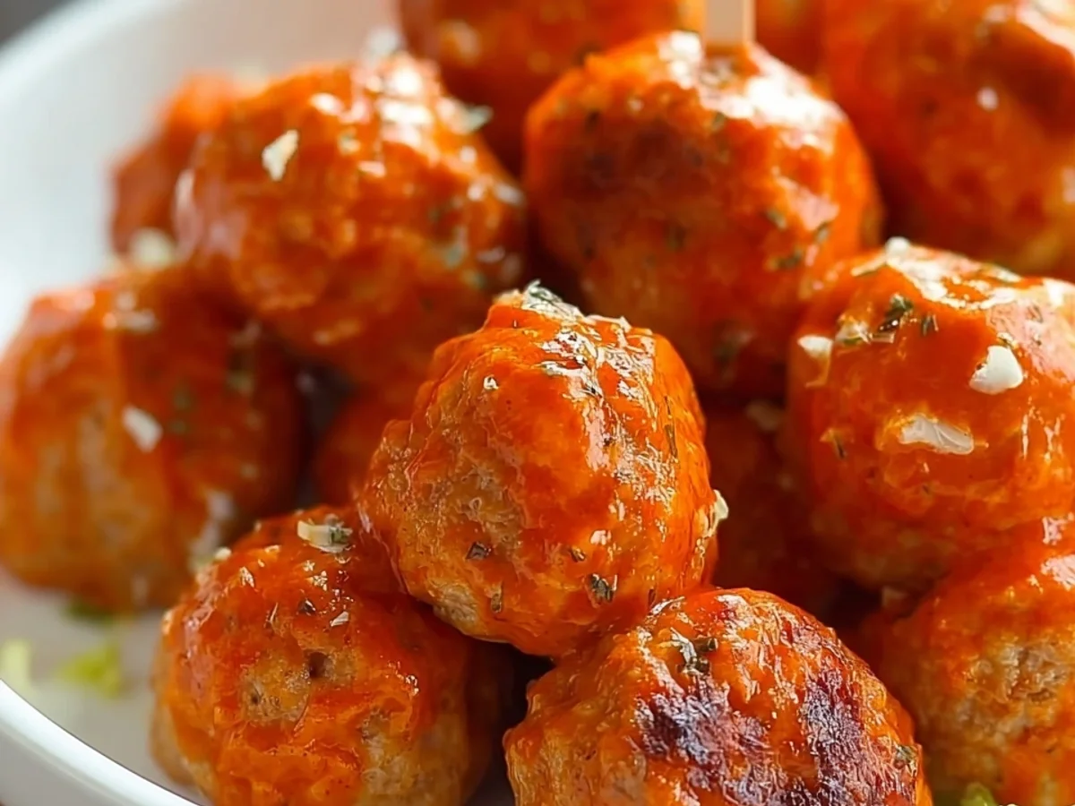 Spicy Buffalo Chicken Meatballs - Image 2
