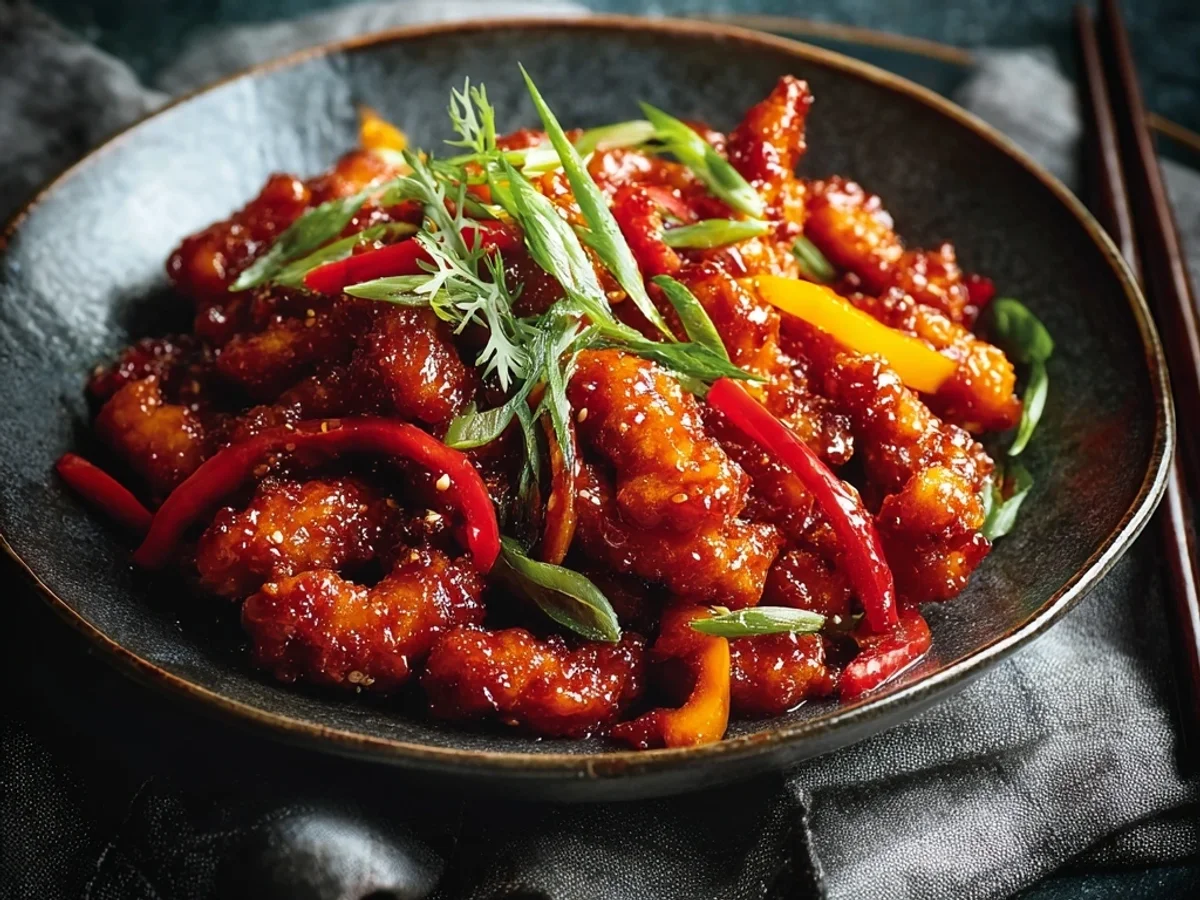 Spicy Dragon Chicken: Flavorful Weeknight Stir-fry - Image 1