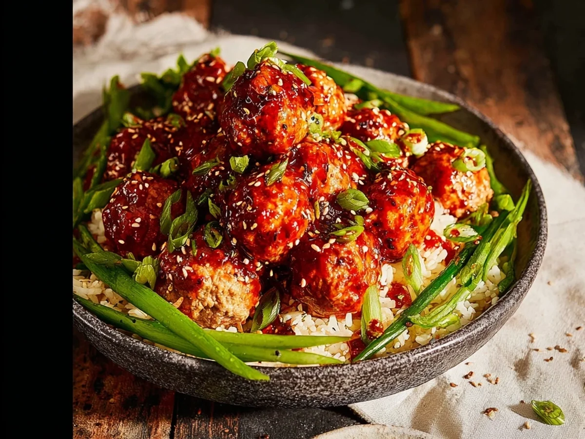 Spicy Firecracker Meatballs: Zesty Kick & Sweet Glaze - Image 2