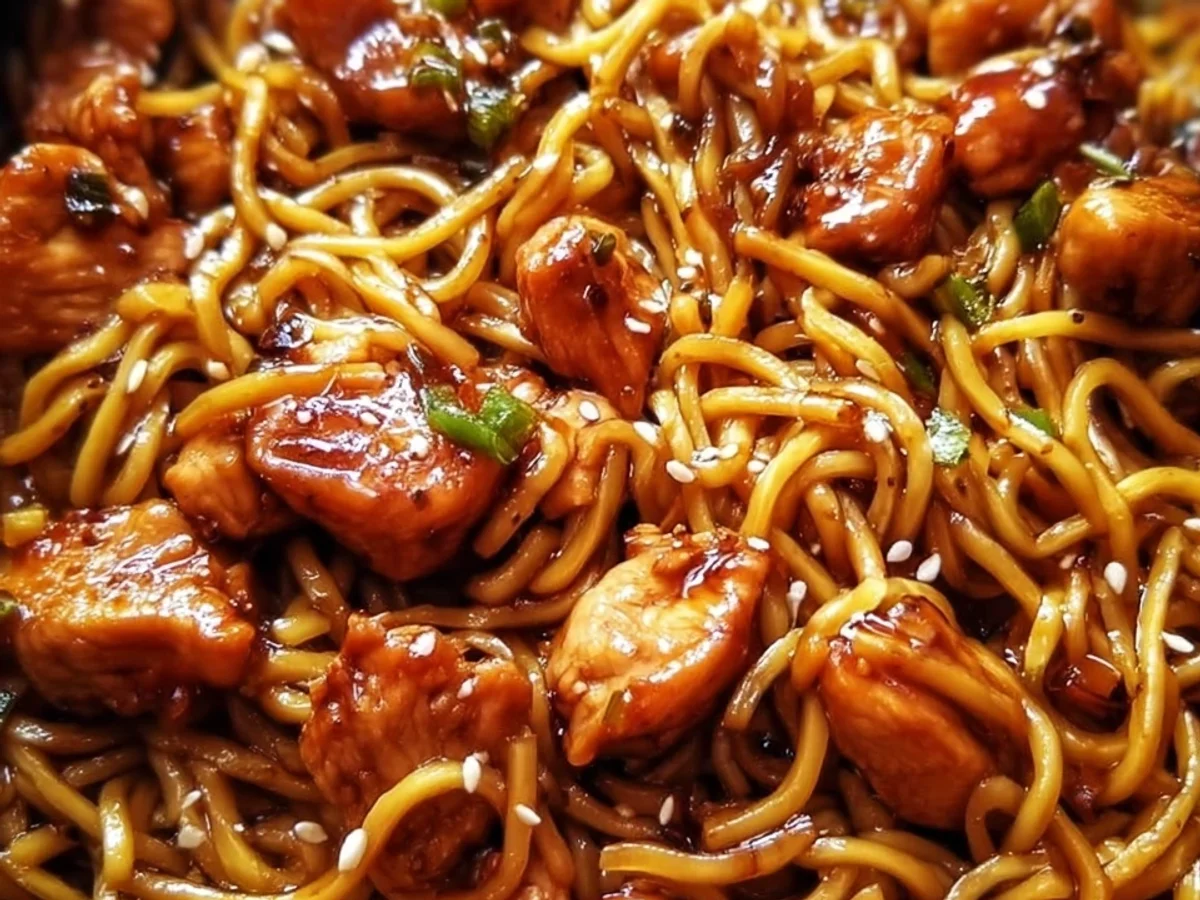 Sticky Garlic Chicken Noodles: Easy Weeknight Recipe - Image 2