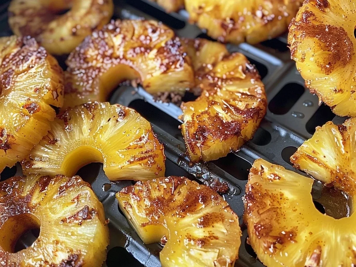 Sticky-Sweet Air Fryer Caramelized Pineapple: A Quick Treat - Image 2