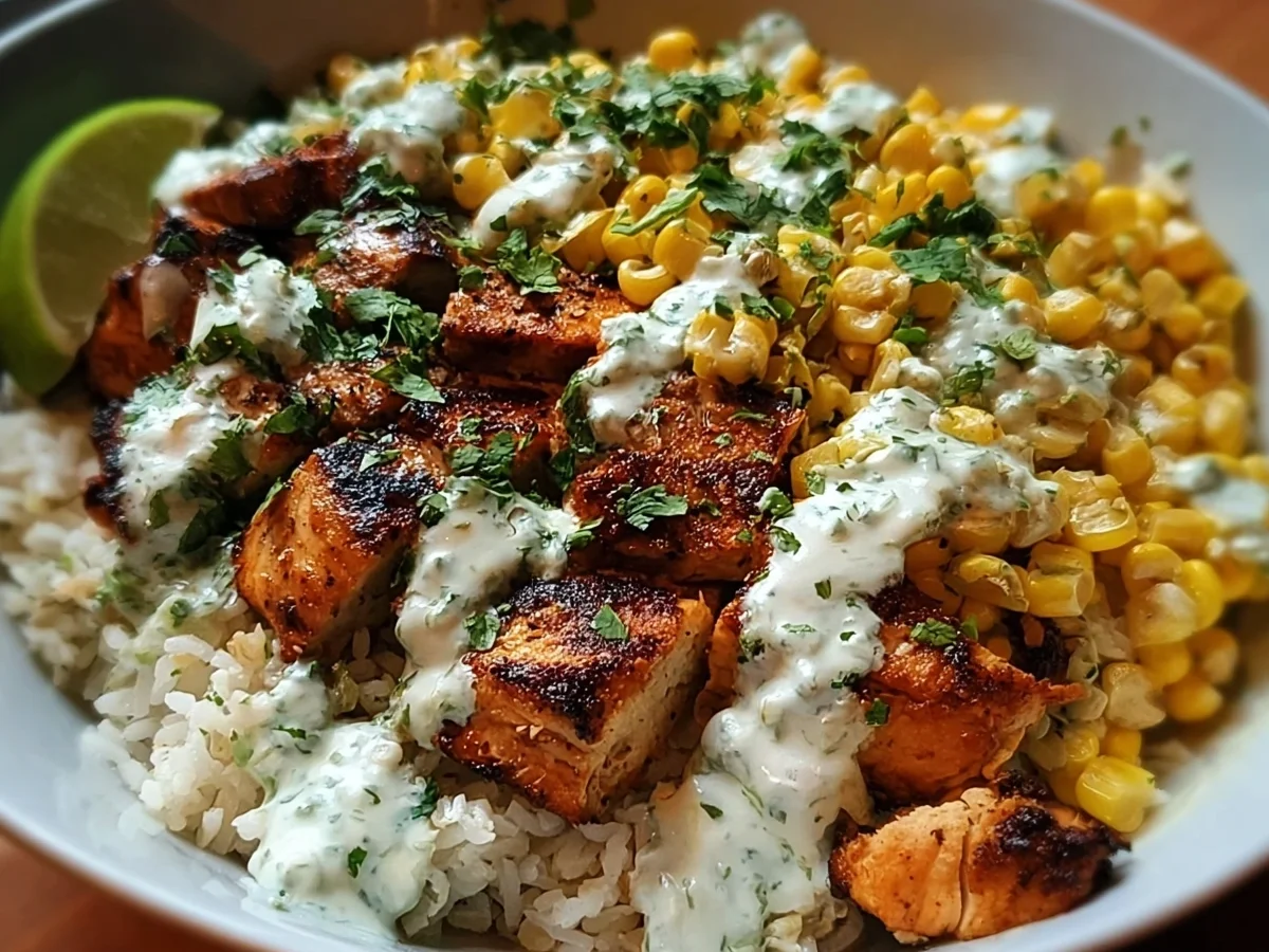 Street Corn Chicken Rice Bowl: High-Protein Meal - Image 2
