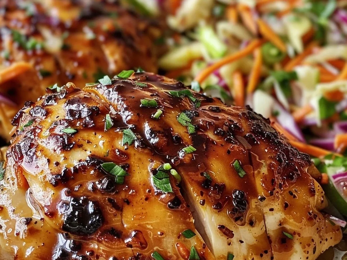 Tangy Sticky Apple Cider Chicken with Autumn Slaw - Image 2