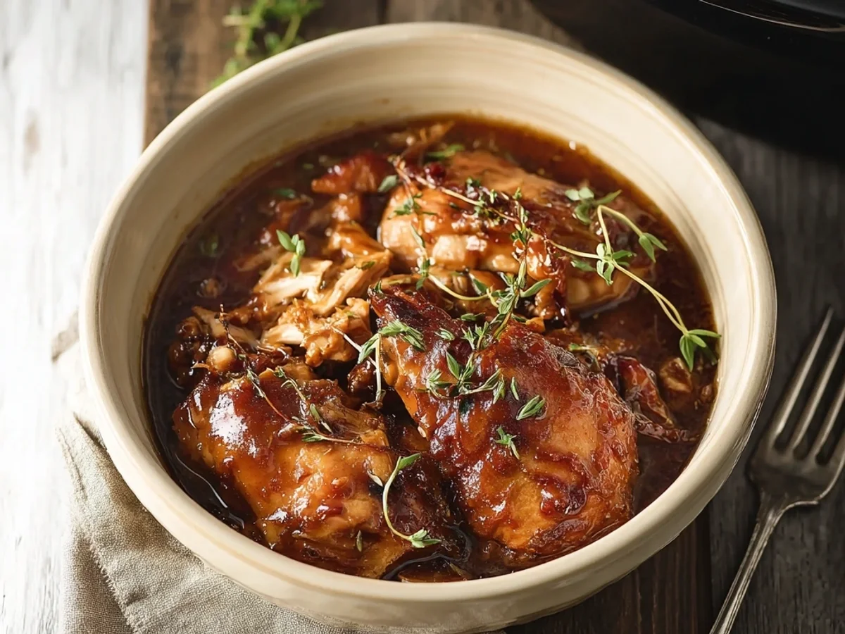 Tender Crock Pot Apple Juice Chicken for Weeknights - Image 1