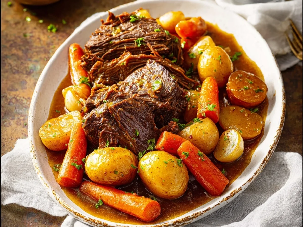 Tender Crock Pot Pot Roast for Simple Dinners - Image 1