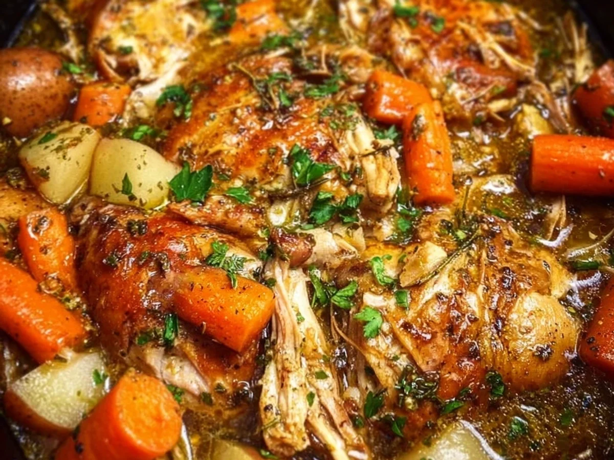 Tender Crockpot Chicken Pot Roast: Simple Dinner - Image 2