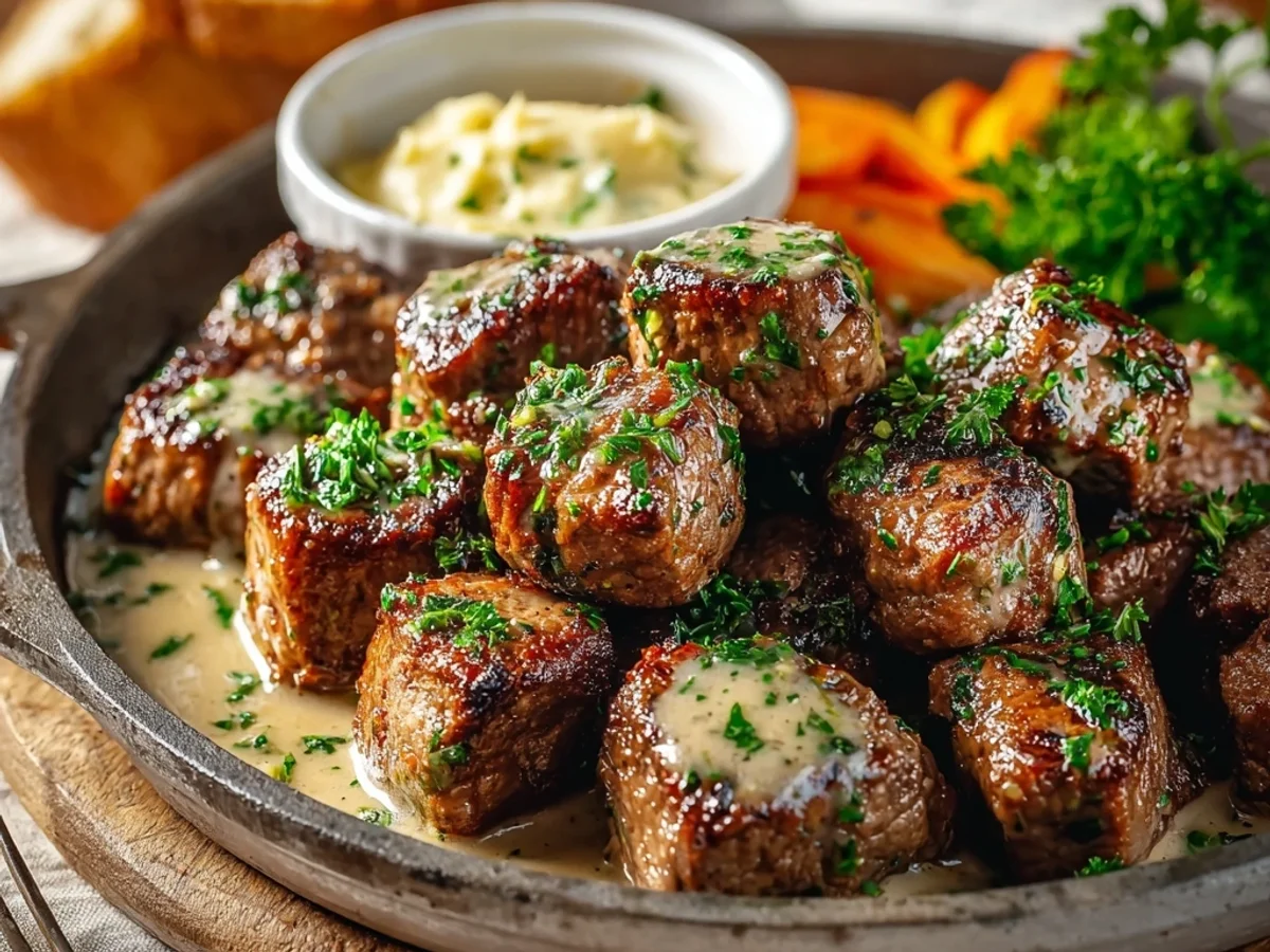 Tender Garlic Butter Steak Bites: A Weeknight Favorite - Image 1