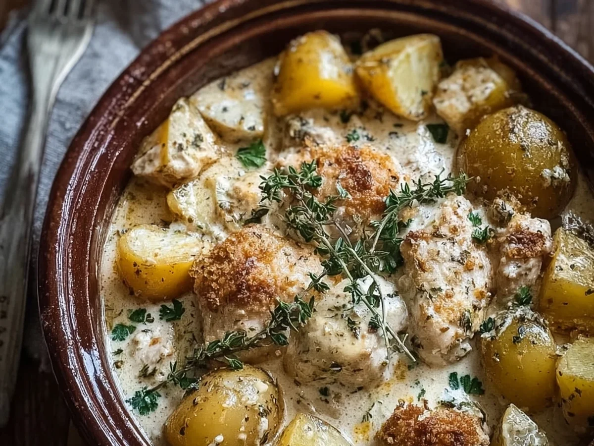 Tender Garlic Parmesan Crockpot Chicken & Potatoes - Image 2