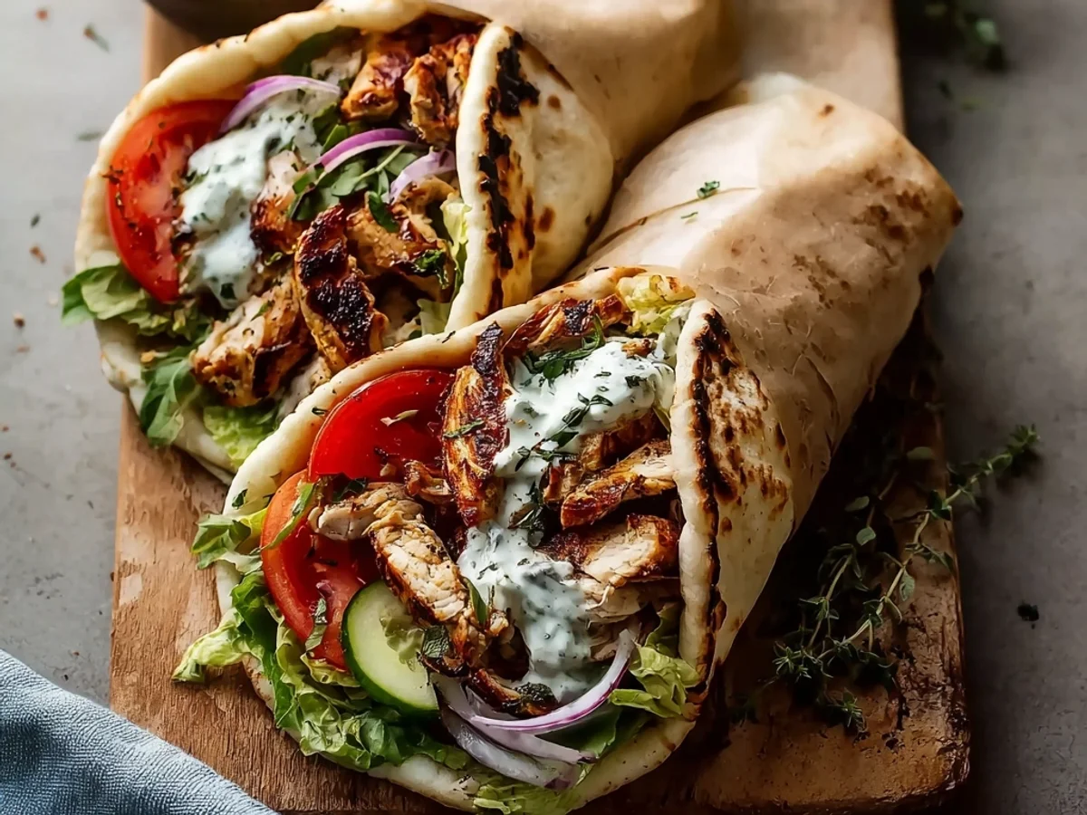 Tender Greek Chicken Gyros: An Authentic Recipe - Image 1