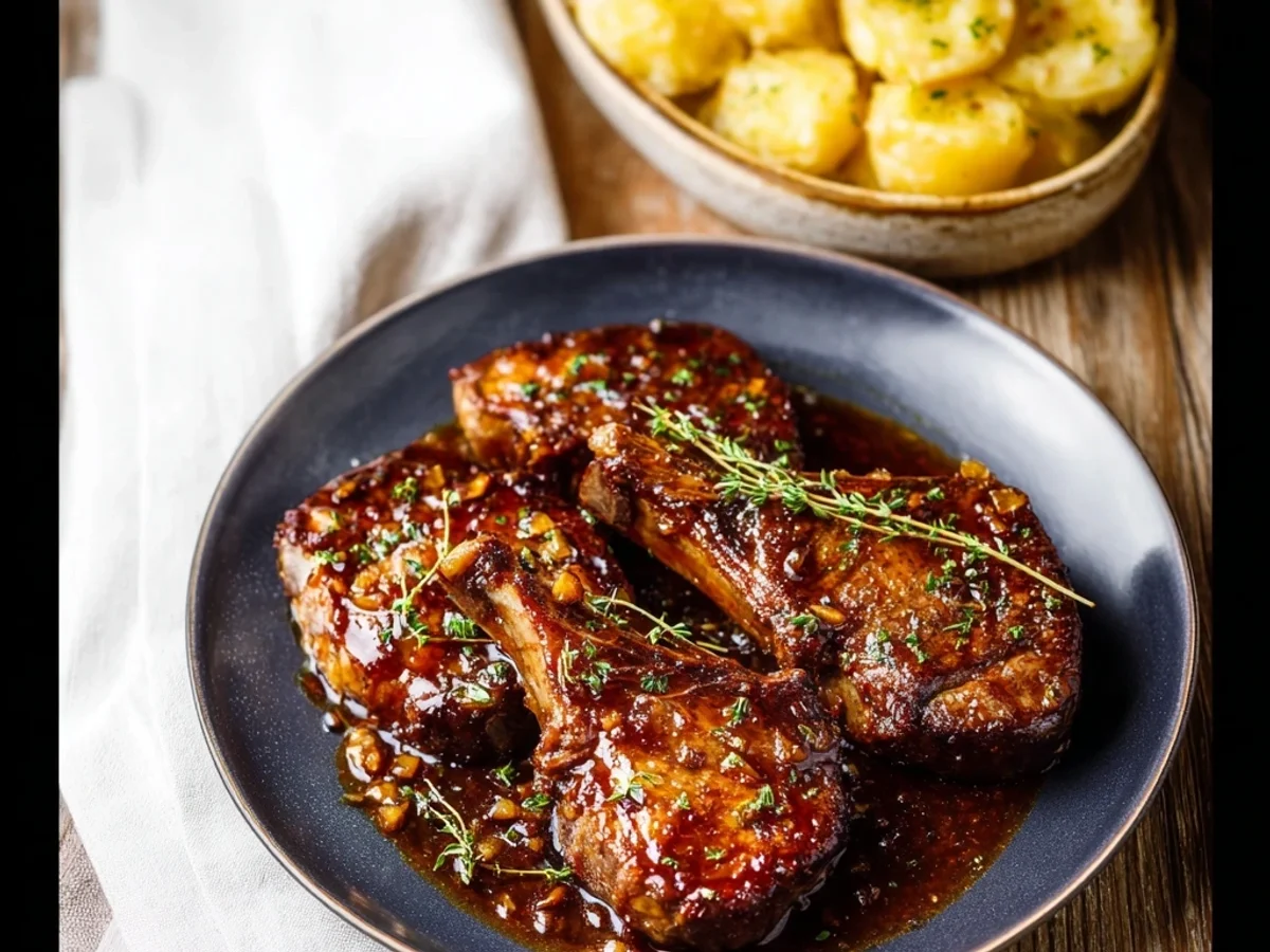 Tender Honey Garlic Lamb Chops - Image 2