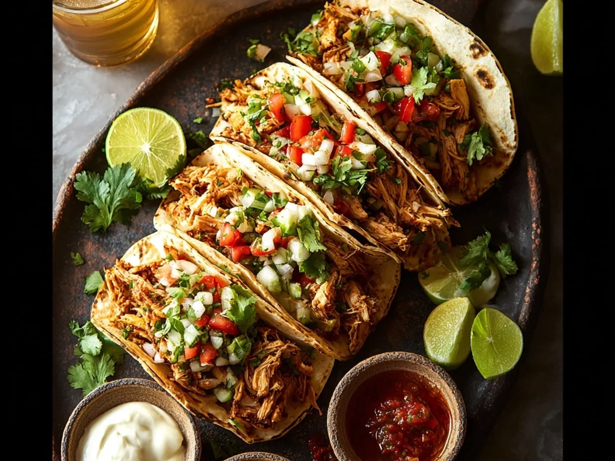 Tender Pulled Chicken Tacos Recipe for Weeknights - Image 1
