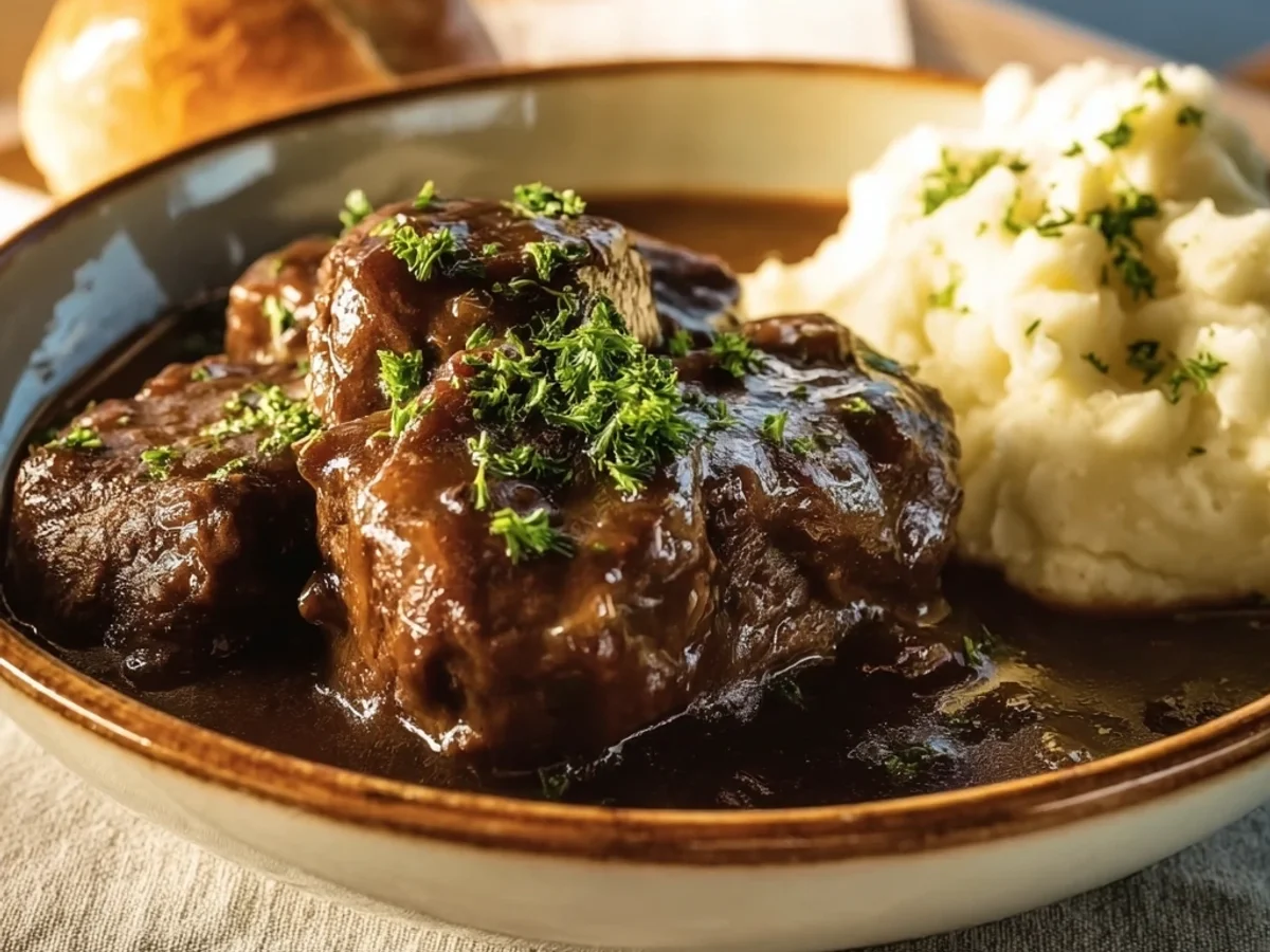 Tender Sirloin Tips in Savory Gravy: Hearty Comfort - Image 1