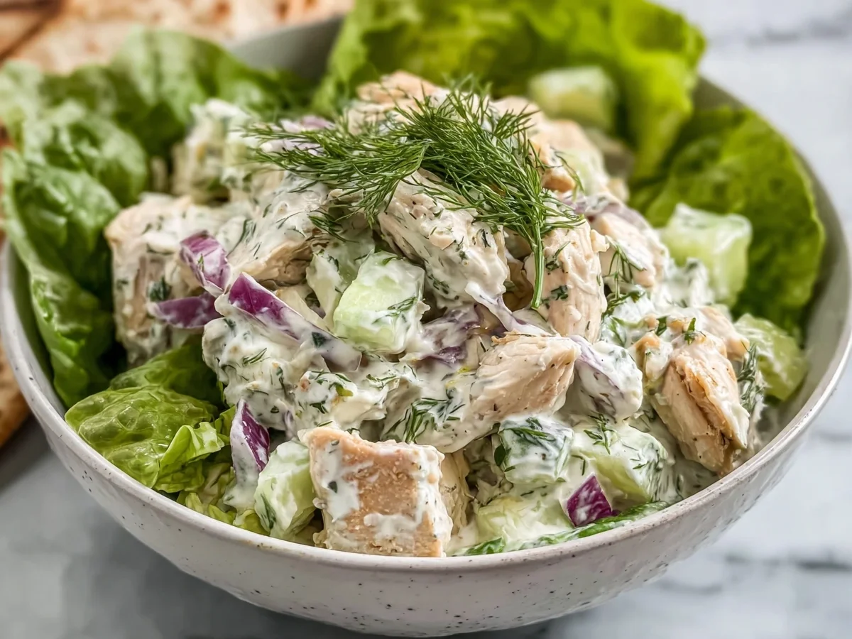Tzatziki Chicken Salad: Refreshing, High Protein Meal - Image 1