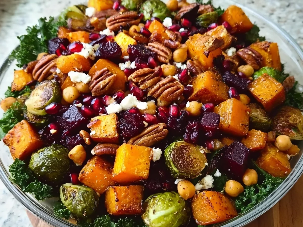 Winter Vegetable Salad with Roasted Butternut Squash - Image 1