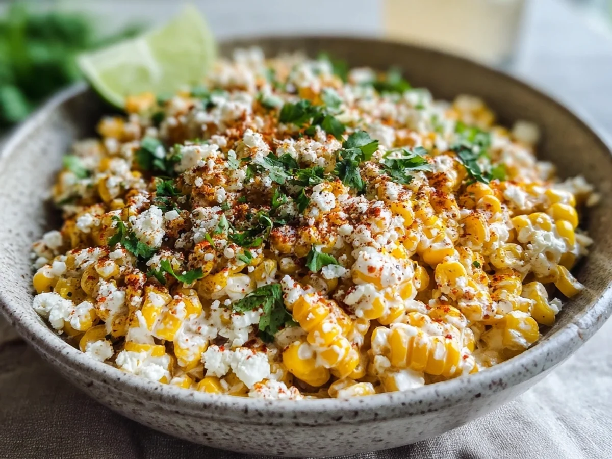 Zesty Mexican Street Corn Salad: Tangy & Creamy - Image 2