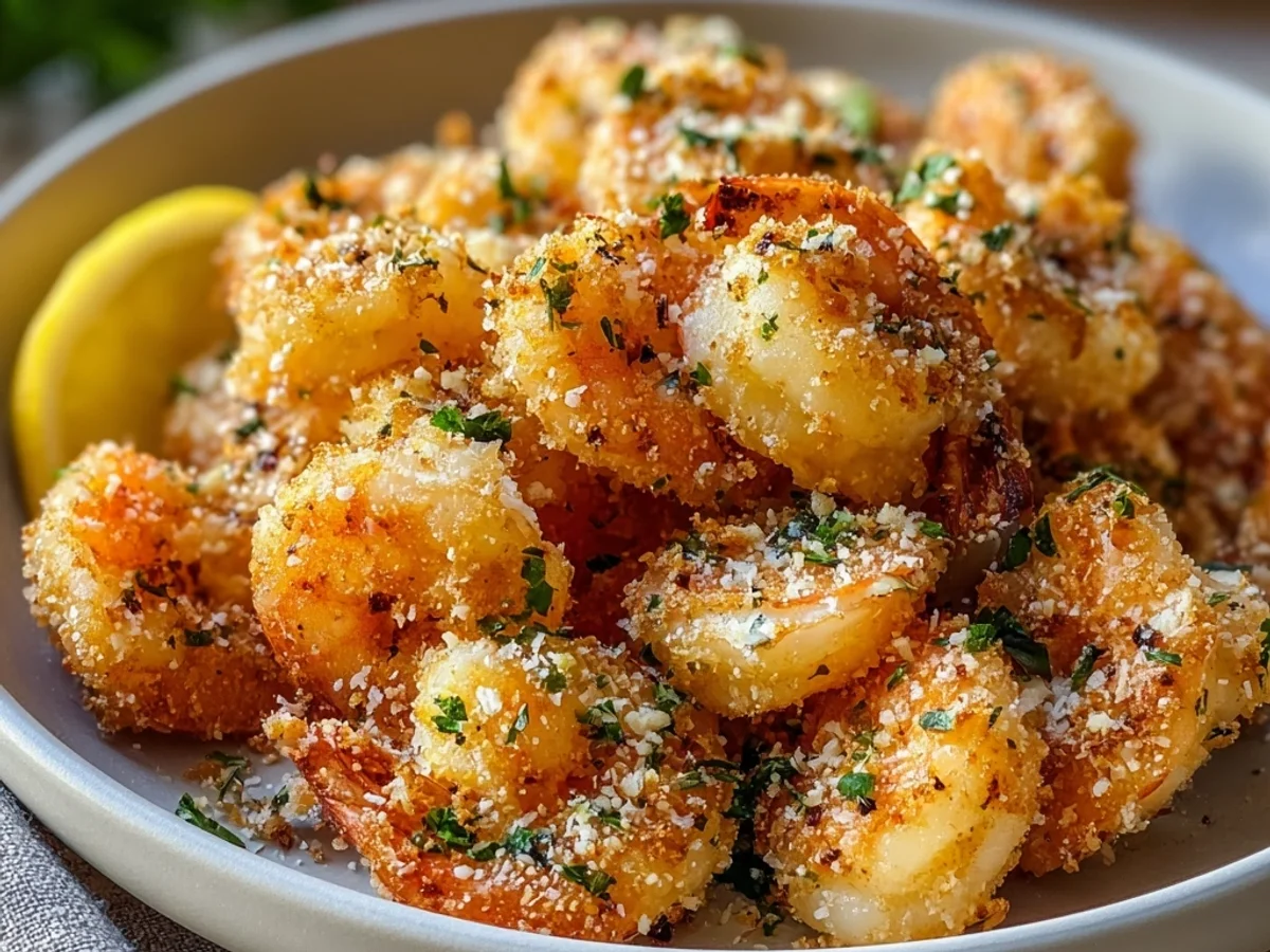 Air Fryer Garlic Parmesan Shrimp: Zesty, Quick Dinner - Featured Image