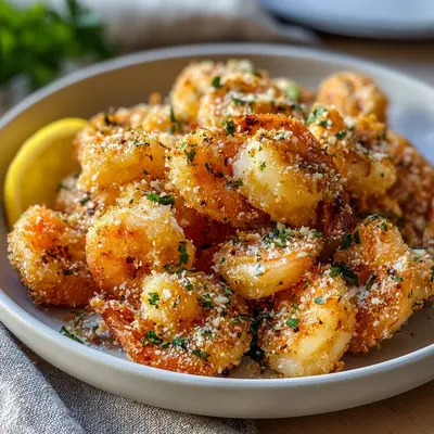 Air Fryer Garlic Parmesan Shrimp: Zesty, Quick Dinner