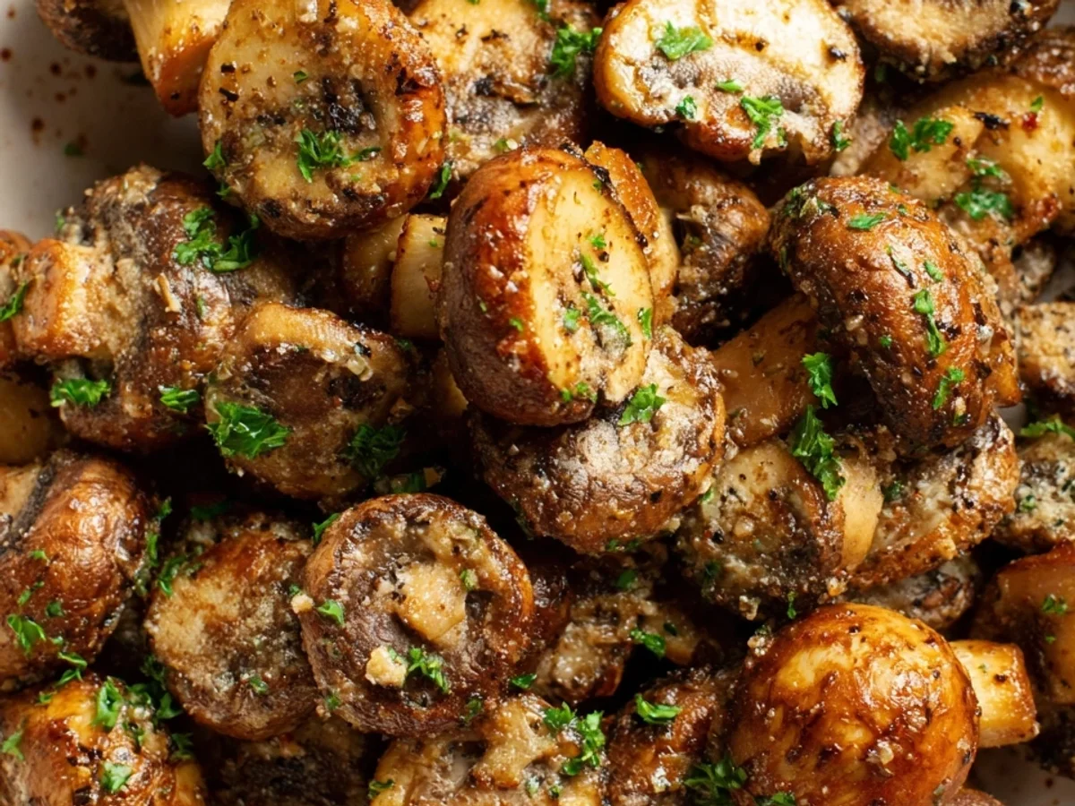 Air Fryer Mushrooms: Quick & Easy Side Dish Recipe - Featured Image