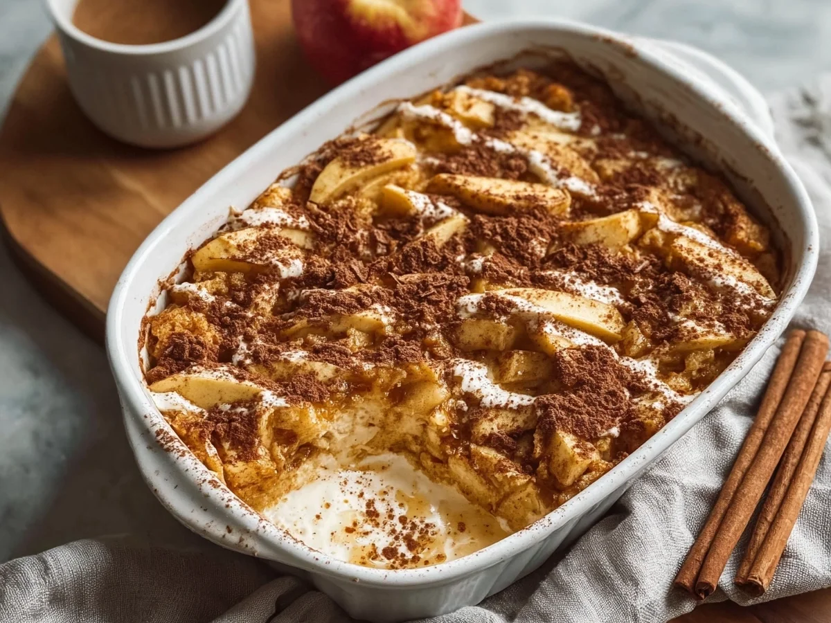 Apple Cinnamon Cottage Cheese Bake: Protein Breakfast - Featured Image