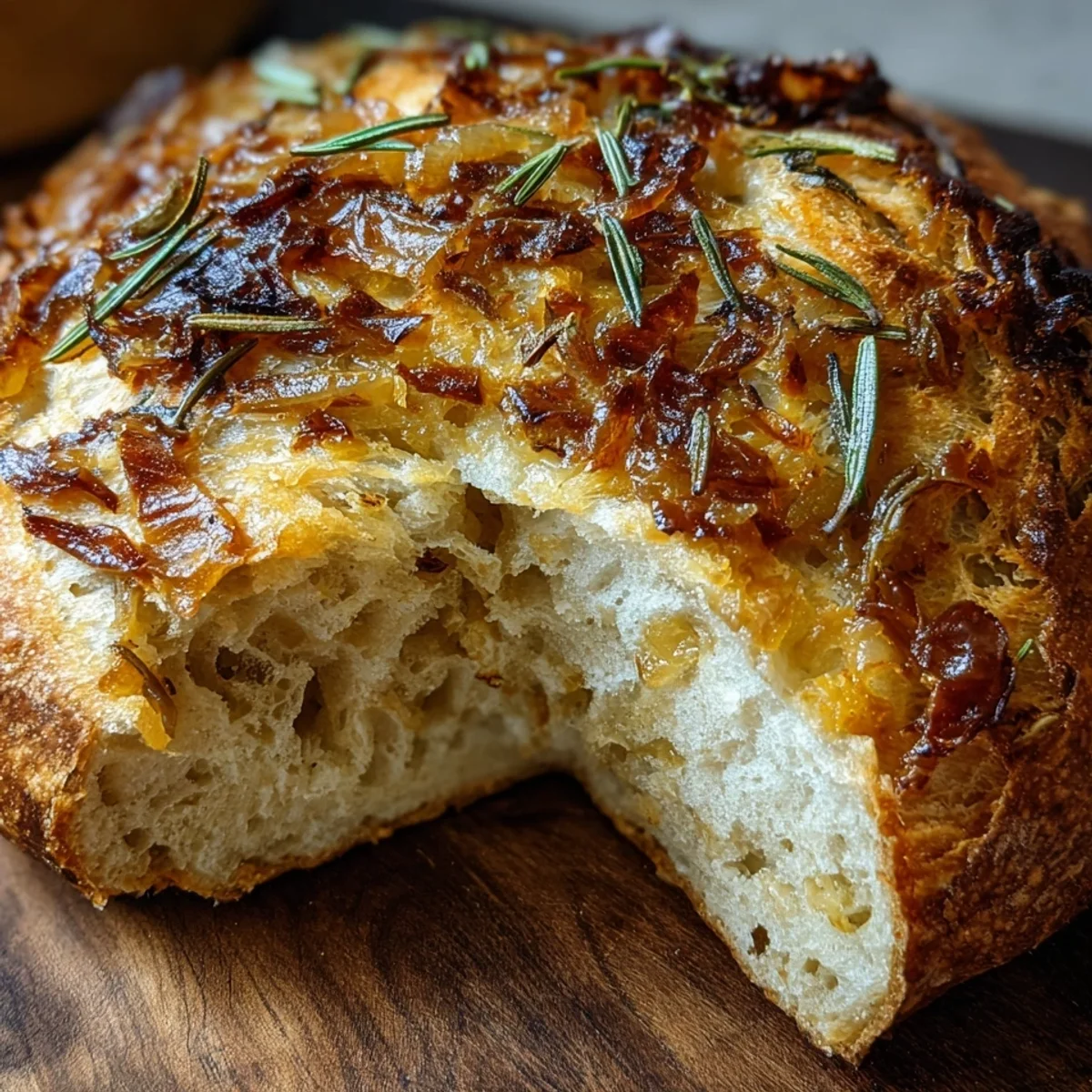Artisan Caramelized Onion Cheddar Sourdough