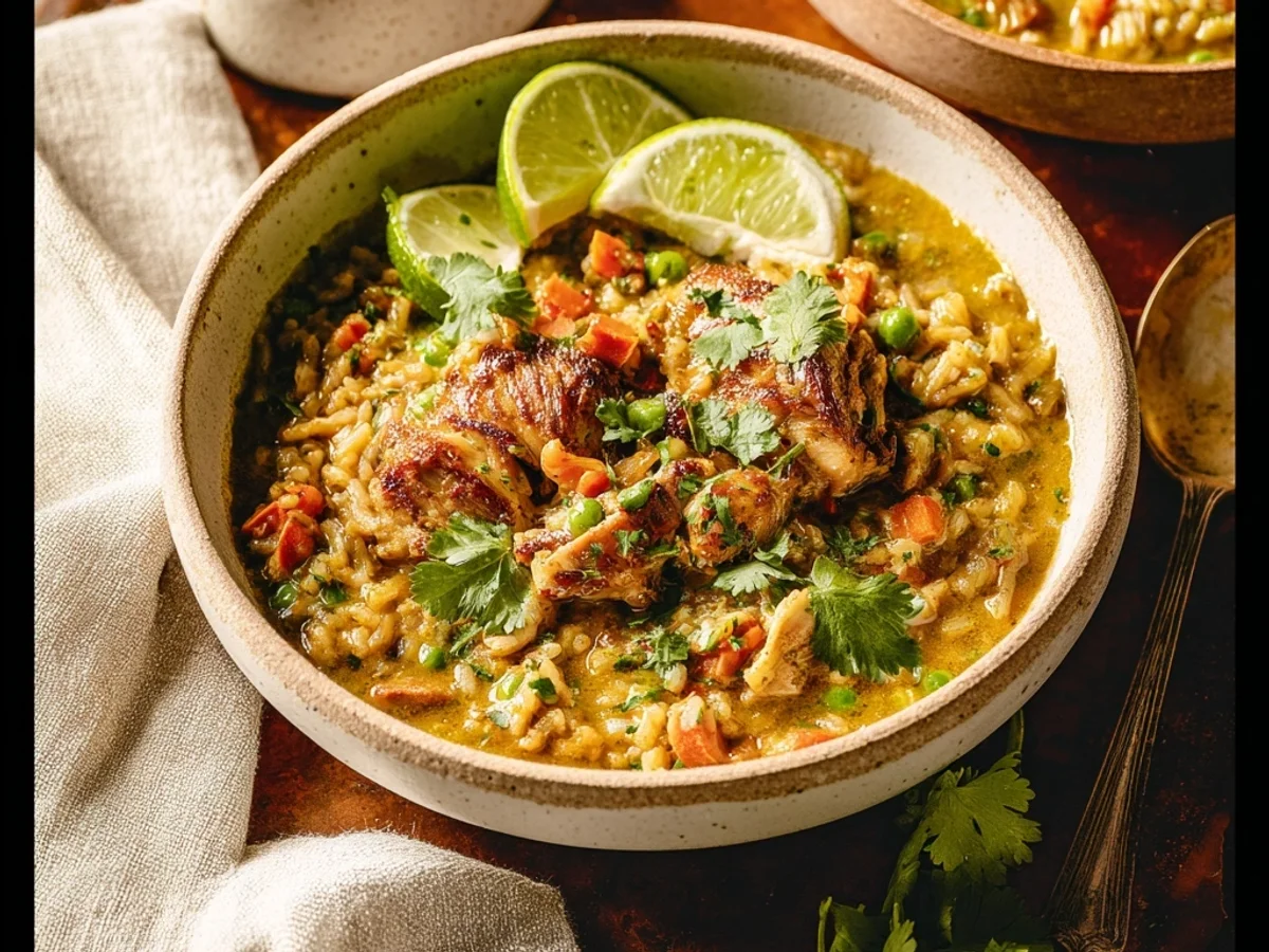 Authentic Peruvian Chicken Rice: My Family's Arroz con Pollo - Featured Image