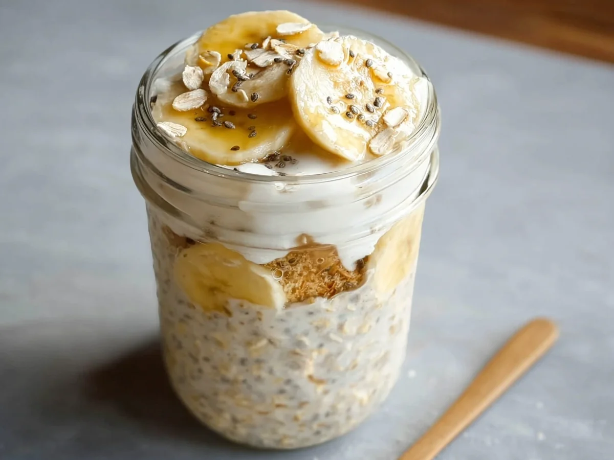 Banana Cream Pie Overnight Oats: Guilt-Free Breakfast - Featured Image