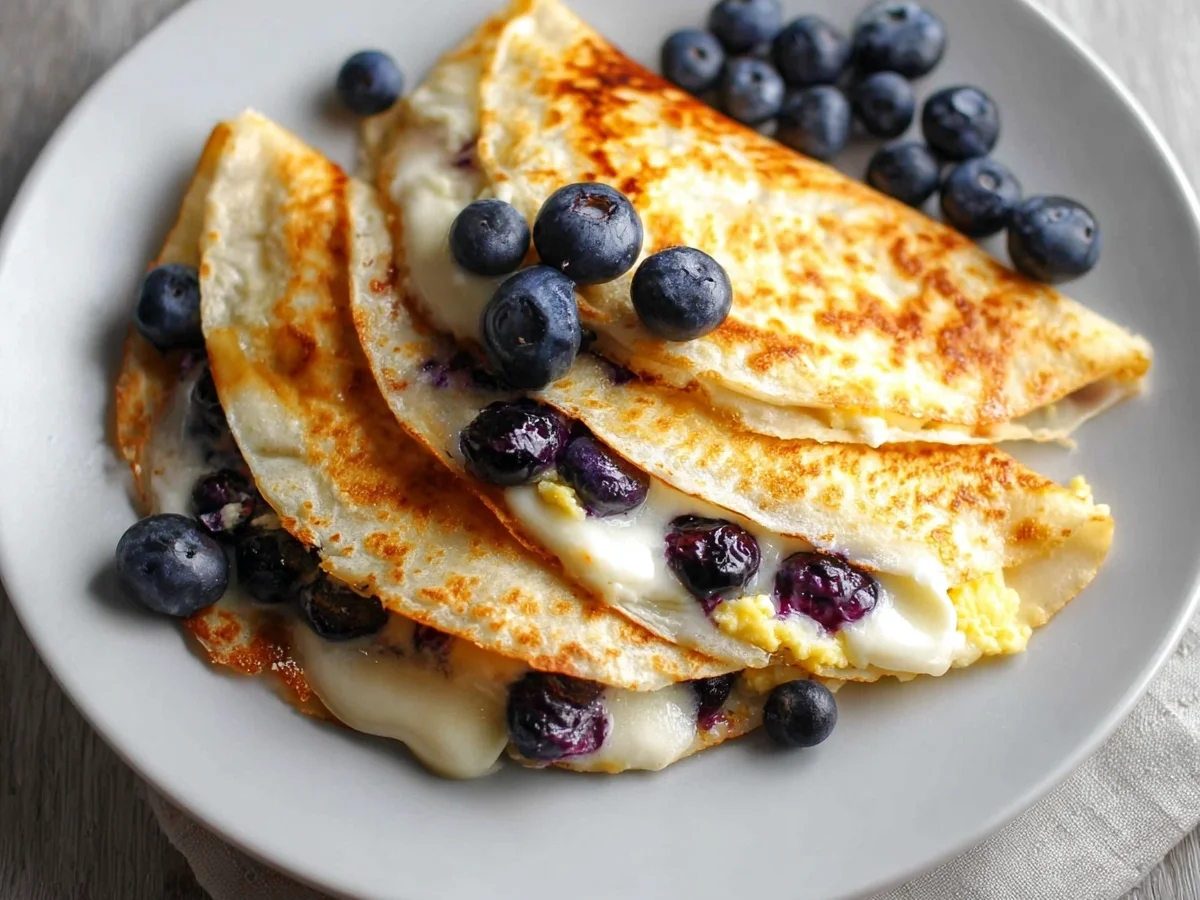 Blueberry Breakfast Quesadilla: Quick, High-Protein - Featured Image