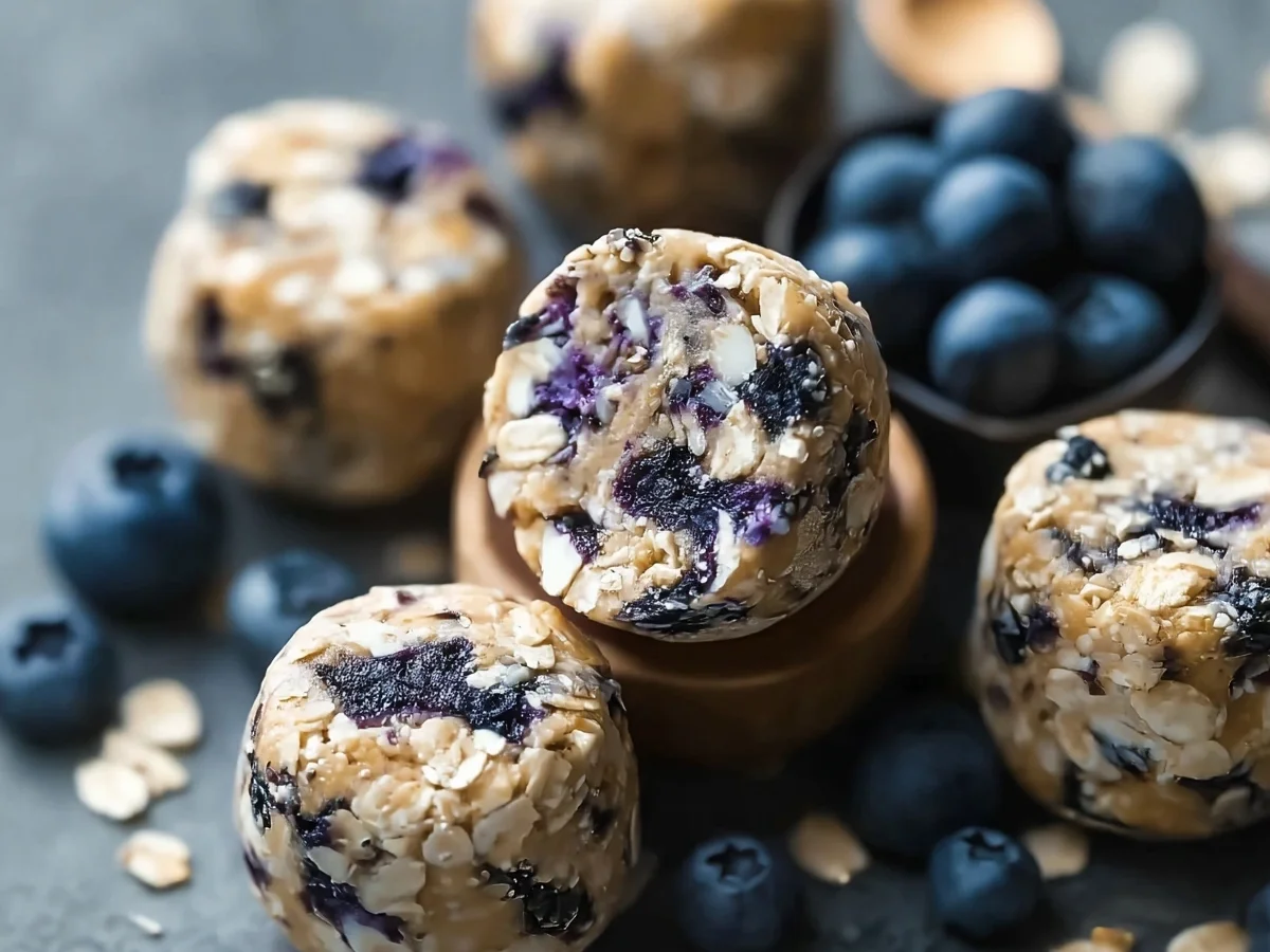 Blueberry Cheesecake Protein Bites: Easy No-Bake Snack - Featured Image