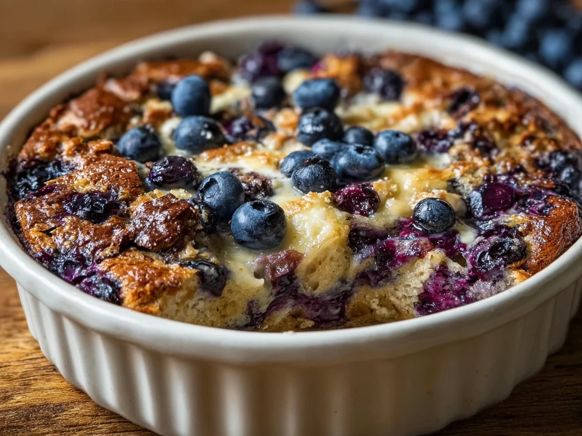 Blueberry Cottage Cheese Breakfast Bake: Easy & Healthy - Featured Image