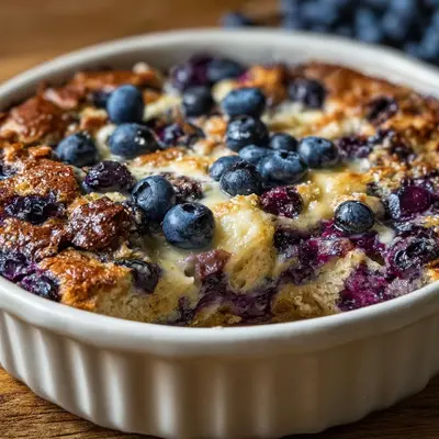 Blueberry Cottage Cheese Breakfast Bake: Easy & Healthy