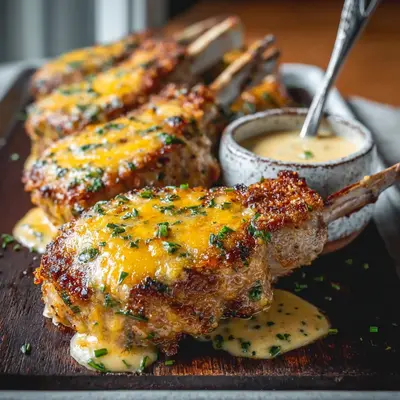 Cheddar Ranch Lamb Chops Recipe: Savory Herb-Crusted Delight