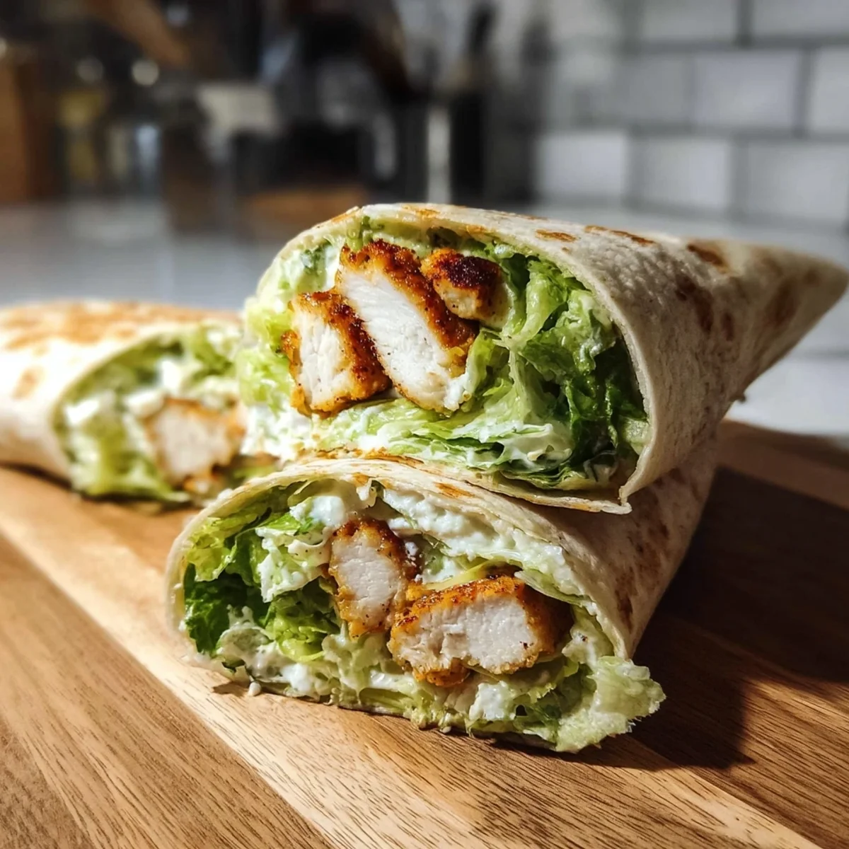 Chicken Caesar Wraps: Quick High Protein Meal