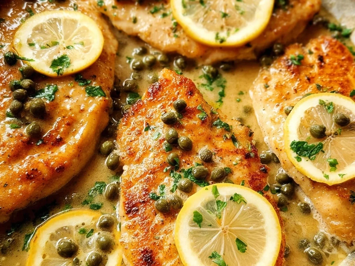 Chicken Piccata with Zesty Lemon & Capers - Featured Image
