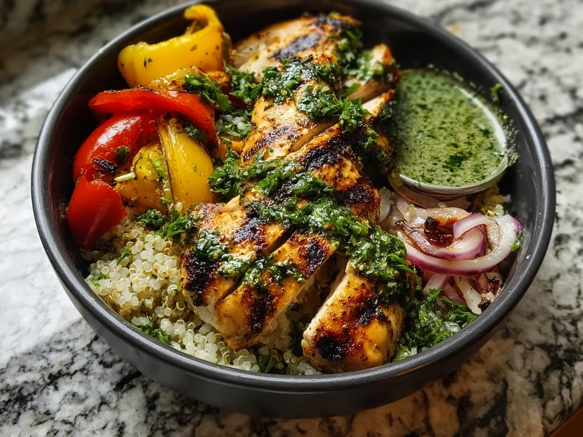 Chimichurri Grilled Chicken Bowl: High Protein Meal - Featured Image
