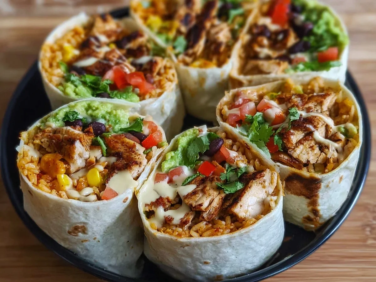 Chipotle Ranch Grilled Chicken Burritos | Meal Prep - Featured Image
