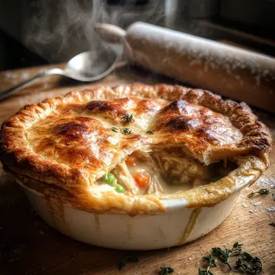 Classic Chicken Pot Pie Recipe: Flaky Crust, Hearty Filling