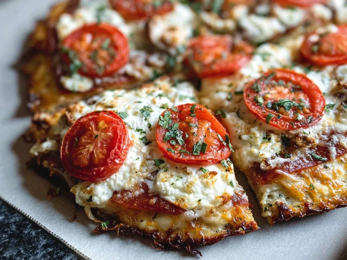 Cottage Cheese Flatbread Pizza: Low Carb, High Protein - Featured Image