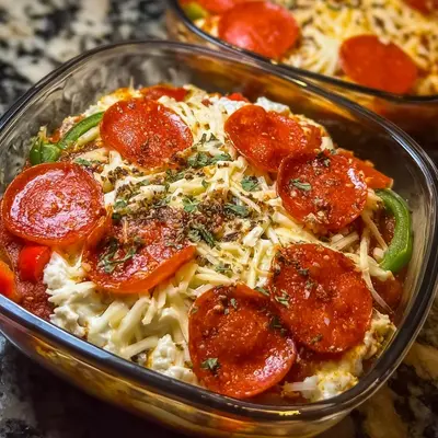 Cottage Cheese Pizza Bowl: High Protein & Quick