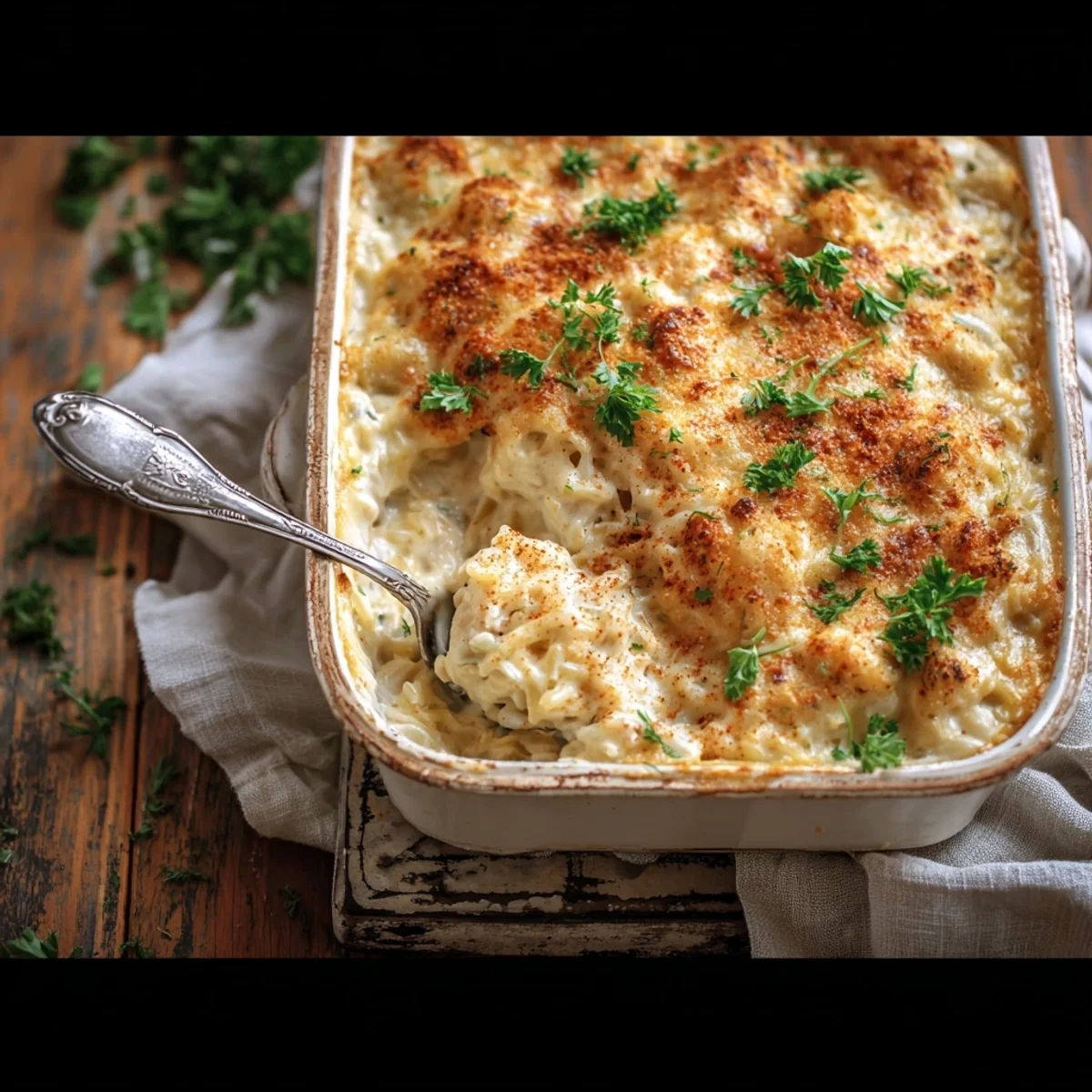 Creamy Angel Chicken Rice Casserole for Family Dinners
