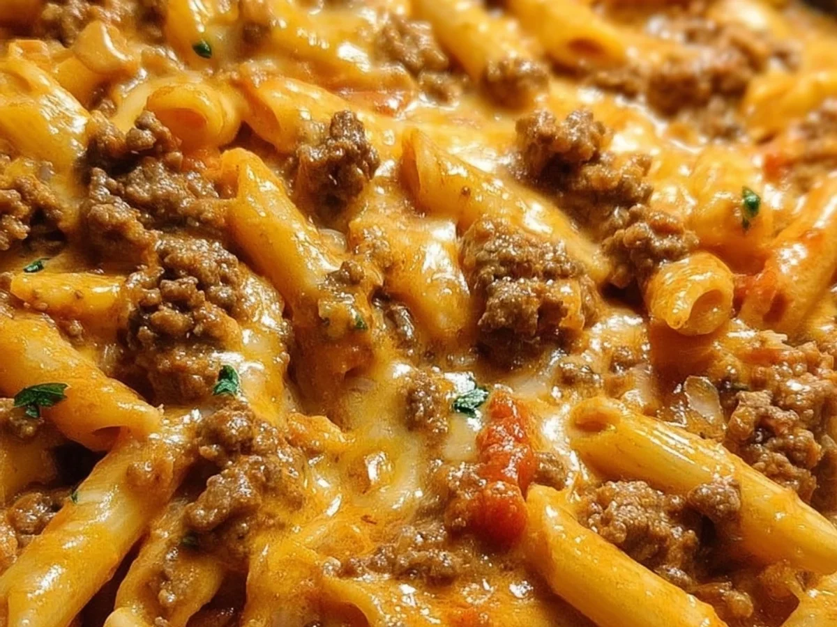 Creamy Beef Pasta with Rich Sauce - Featured Image