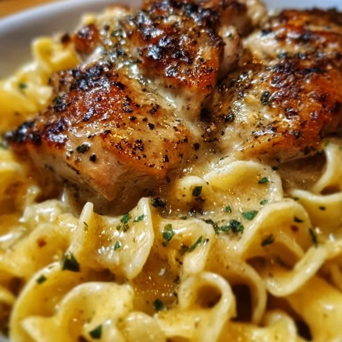 Creamy Chicken Buttered Noodles: A Weeknight Hug