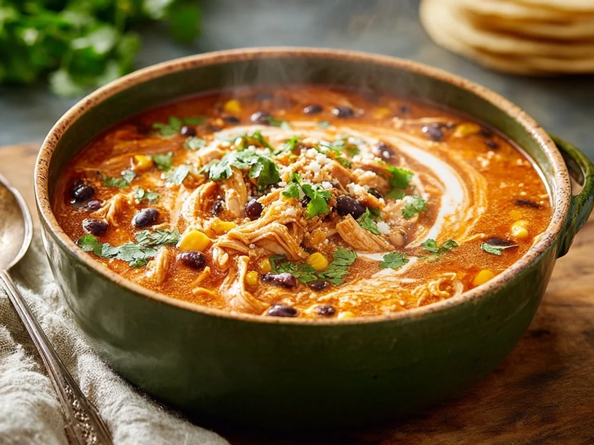 Creamy Chicken Enchilada Soup: Hearty Weeknight Meal - Featured Image