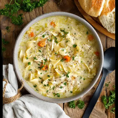 Creamy Chicken Noodle Soup Crockpot: Weeknight Hug