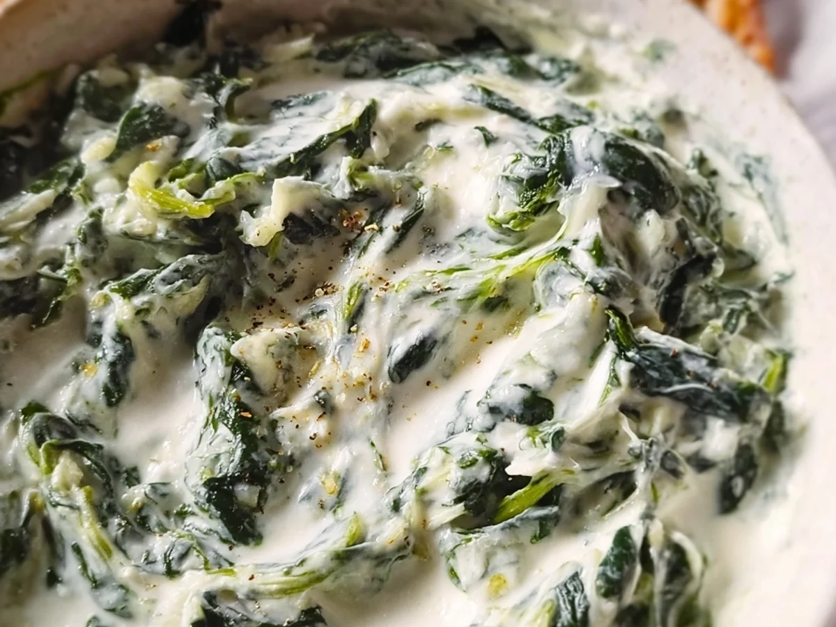 Creamy Cold Spinach Dip: Healthy, High Protein Snack - Featured Image