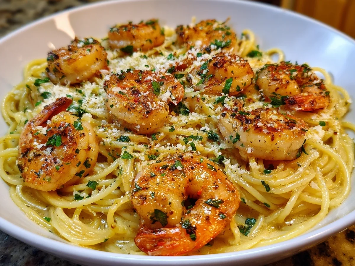Creamy Garlic Shrimp Pasta: Easy 30-Minute Dinner - Featured Image