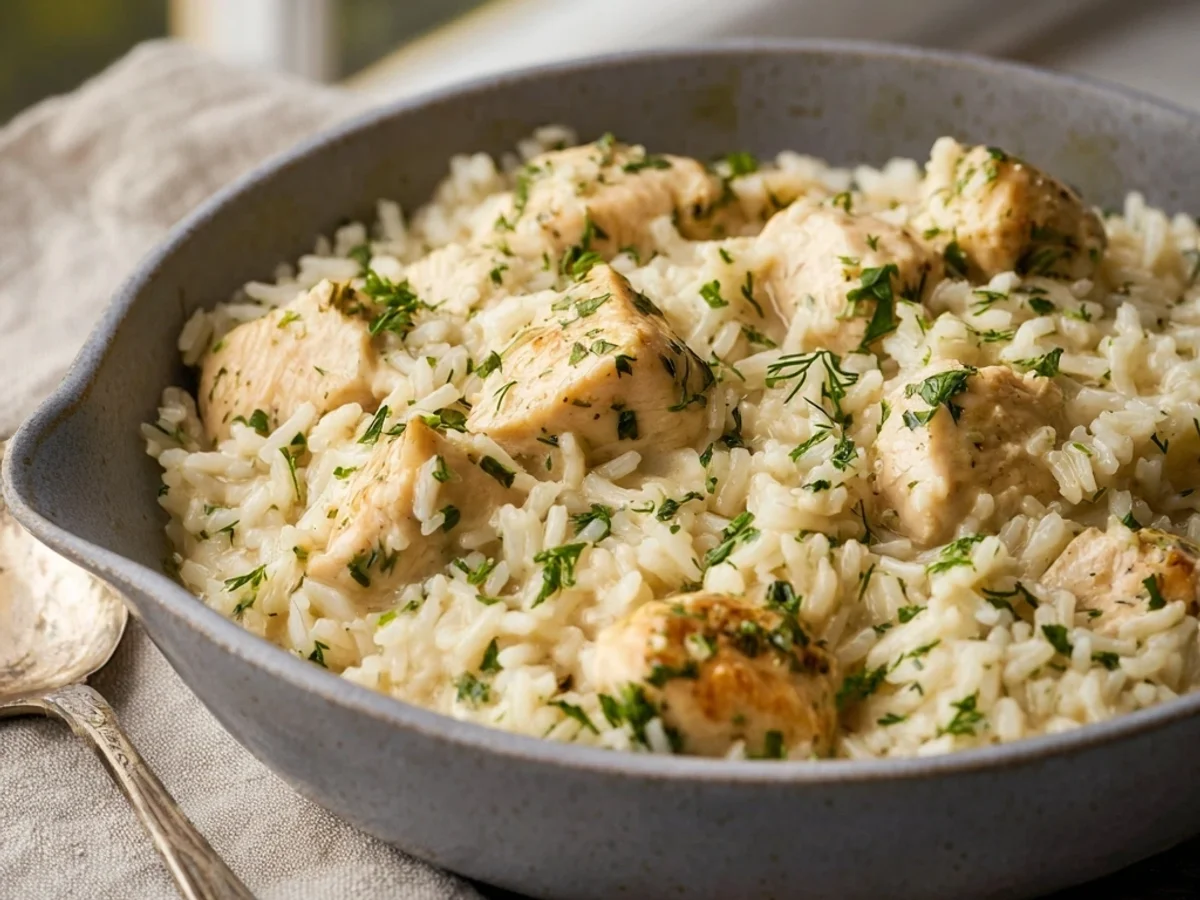 Creamy Herb Chicken Basmati: Flavorful One-Pan Meal - Featured Image