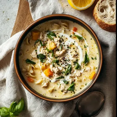 Creamy Italian Ground Chicken Soup: Rich & Easy